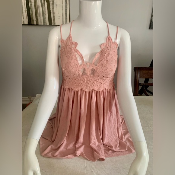Blush Knit mini dress - Picture 1 of 5